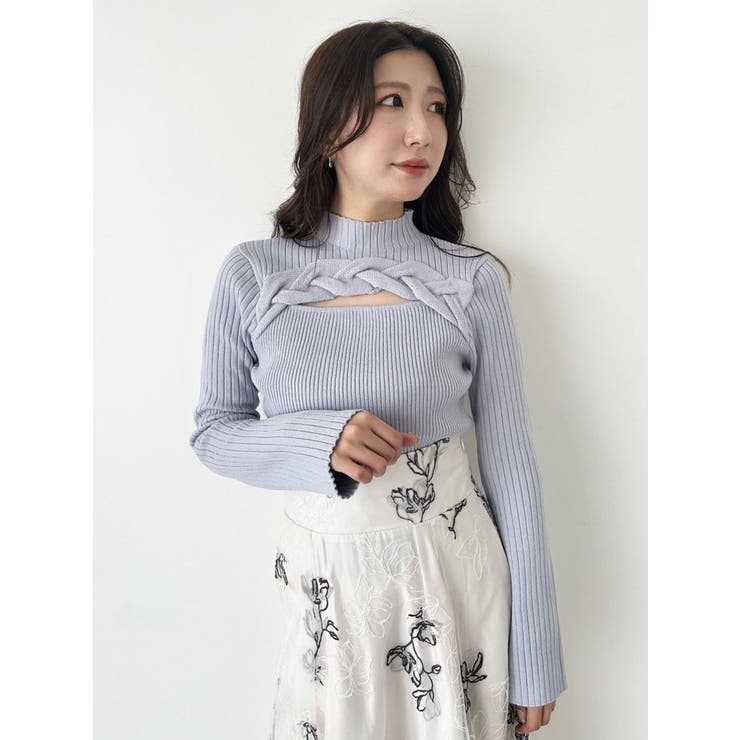 ビッグケーブルニット[品番：MKSW0061340]｜MERCURYDUO（マーキュリー