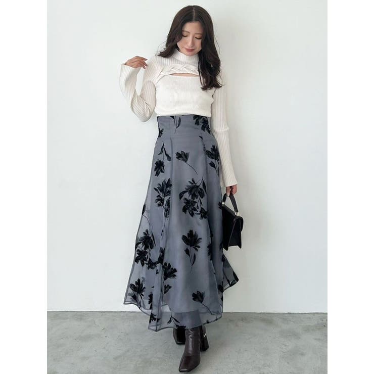 MERCURYDUO ケープ付きタートルニット 22AW 今期完売品 MERCURYDUO（マーキュリーデュオ）の「ケープ付きタートルニット