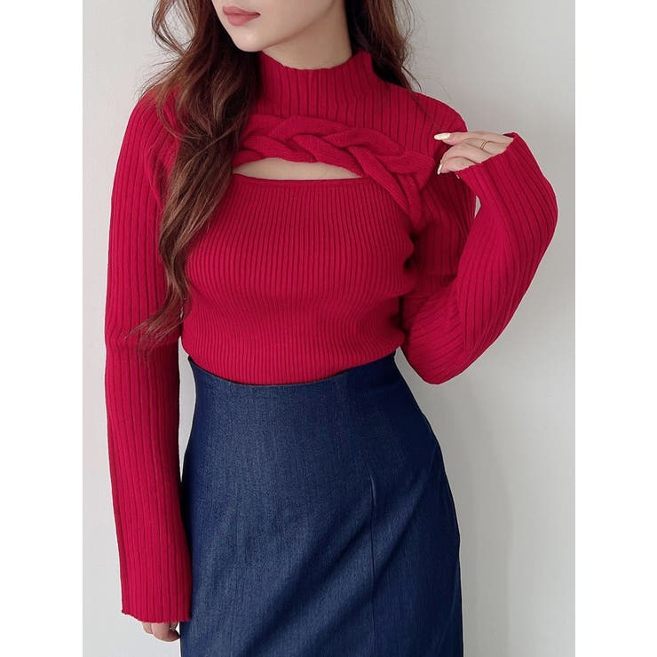 ♡k.mam.U◎ TODAYFUL ケーブルビッグニット TODAYFUL（トゥデイフル）の「ケーブルビッグニット（ニット/セーター