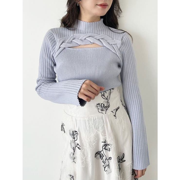 ビッグケーブルニット[品番：MKSW0061340]｜MERCURYDUO（マーキュリー