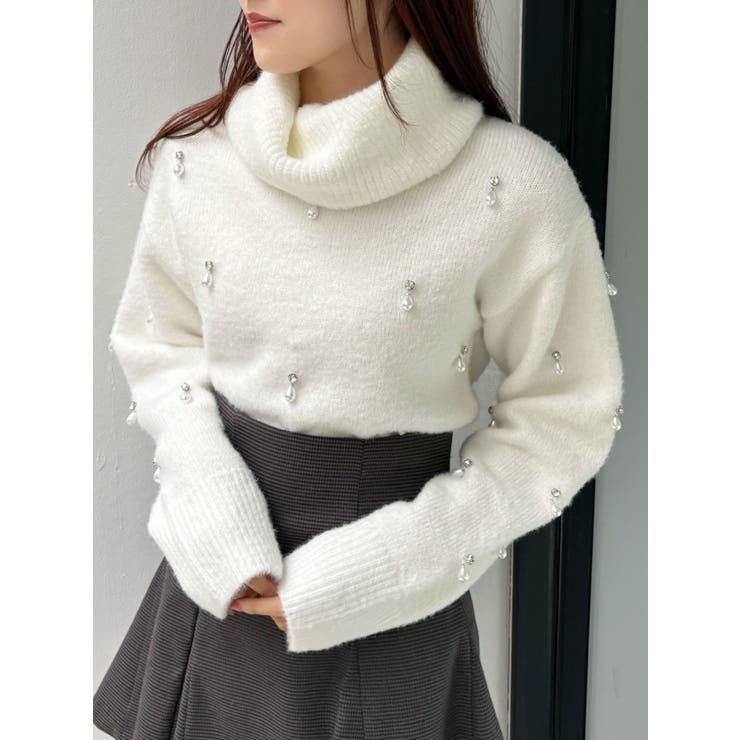 ドロップパールニット | MERCURYDUO | 詳細画像2 