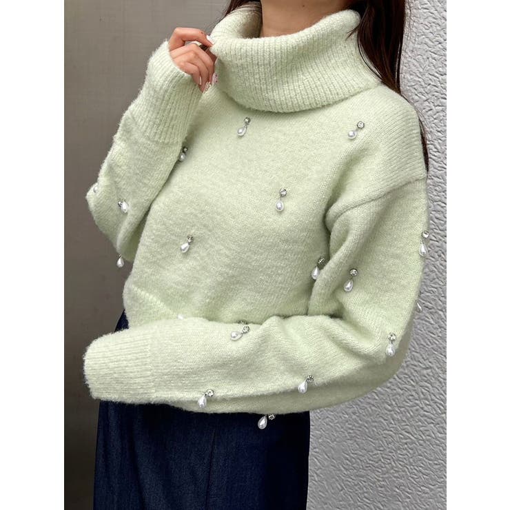 ライム | ドロップパールニット | MERCURYDUO