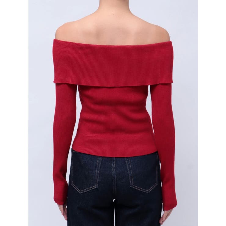 2WAYオフショルZIPロングスリーブニット | MERCURYDUO | 詳細画像18