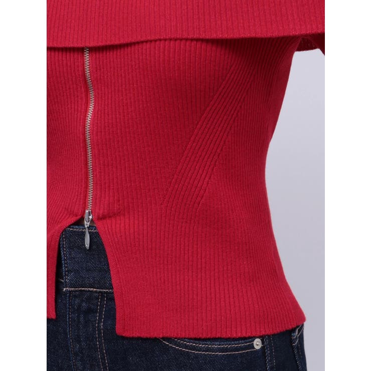 2WAYオフショルZIPロングスリーブニット | MERCURYDUO | 詳細画像21