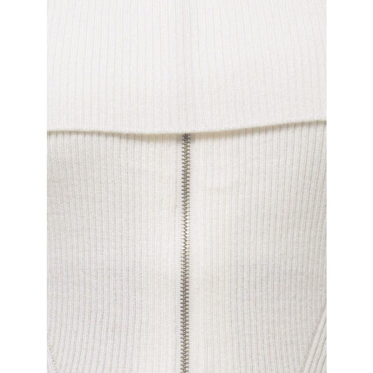 2WAYオフショルZIPロングスリーブニット | MERCURYDUO | 詳細画像25