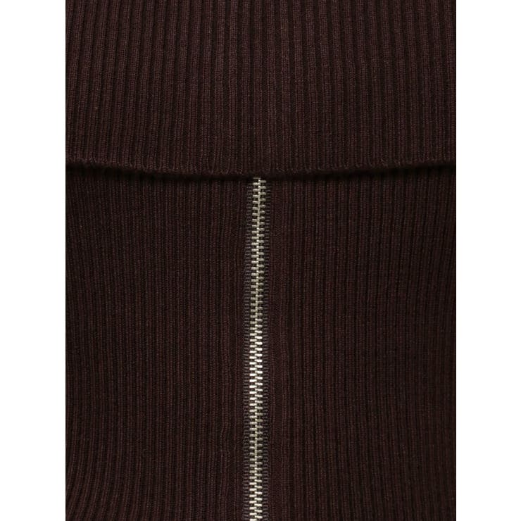 2WAYオフショルZIPロングスリーブニット | MERCURYDUO | 詳細画像27