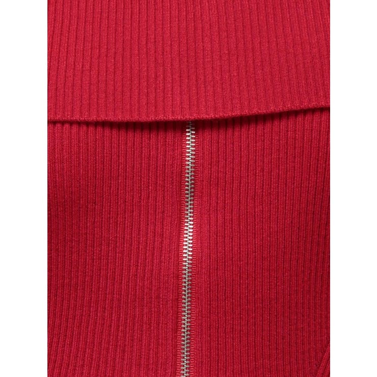 2WAYオフショルZIPロングスリーブニット | MERCURYDUO | 詳細画像28