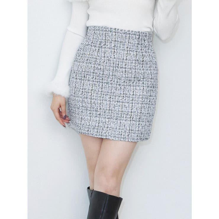 ZW COLLECTION パフ ミディスカート - エクリュ/ブルー | ZARA