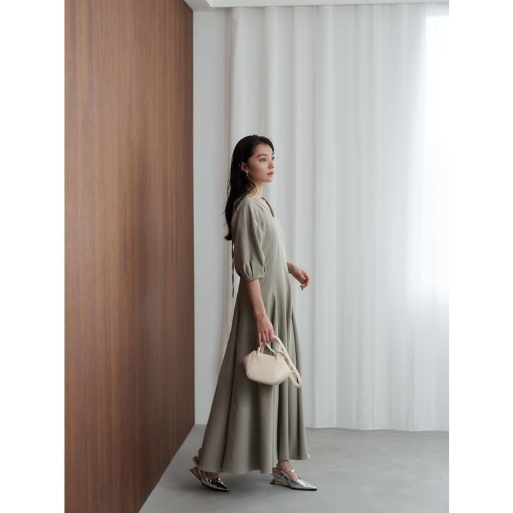 Serena Ruched Hobo Handle Crossbody Bag | MERCURYDUO | 詳細画像10 