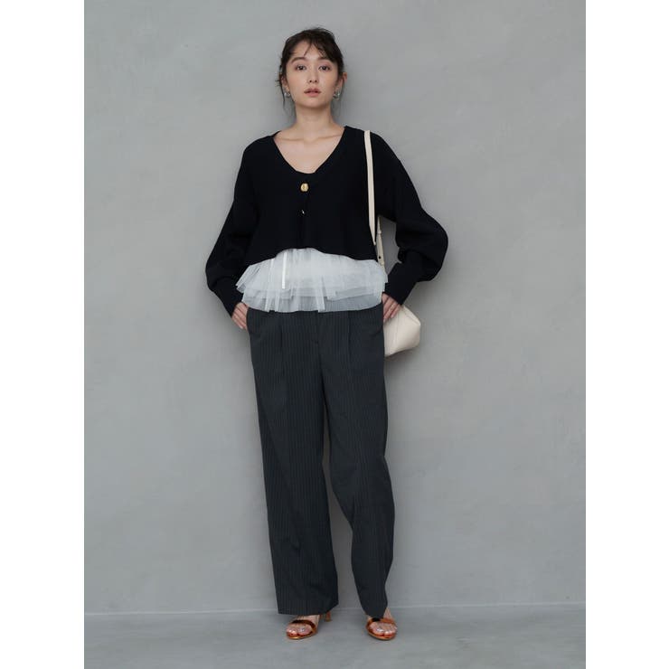 Serena Ruched Hobo Handle Crossbody Bag | MERCURYDUO | 詳細画像3 