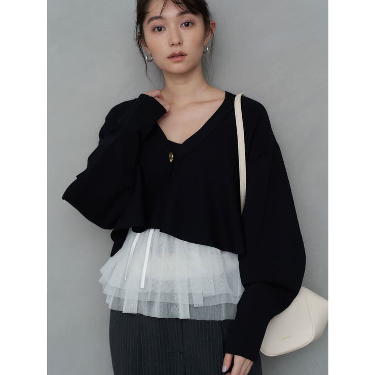 Serena Ruched Hobo Handle Crossbody Bag | MERCURYDUO | 詳細画像5 