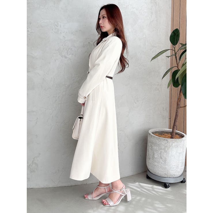 フィットアンドフレアトレンチコート | MERCURYDUO | 詳細画像11 