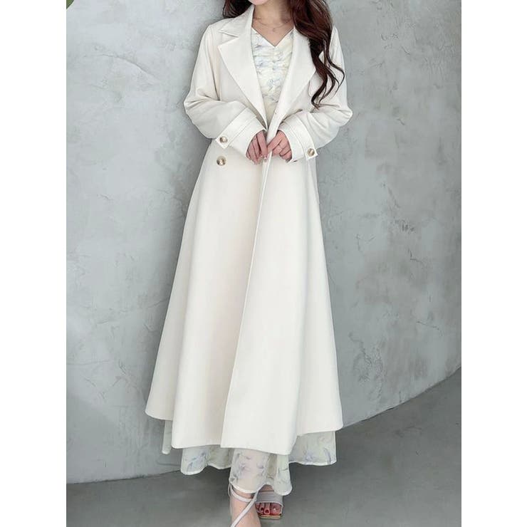 アイボリー | フィットアンドフレアトレンチコート | MERCURYDUO