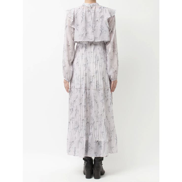 花柄プリーツティアードワンピース | MERCURYDUO | 詳細画像27 