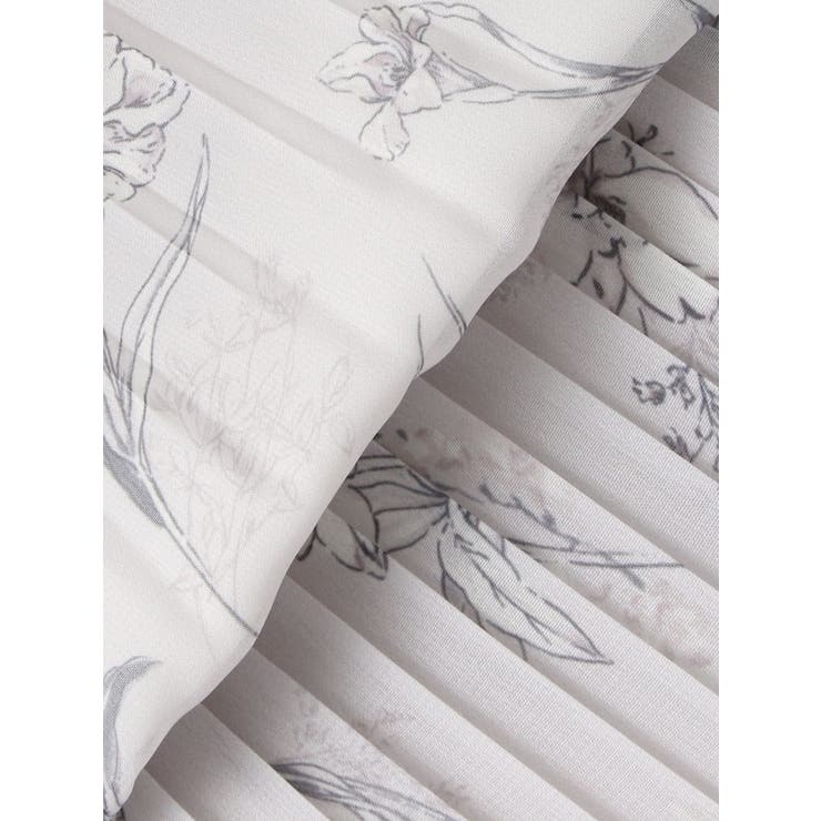 花柄プリーツティアードワンピース | MERCURYDUO | 詳細画像31 