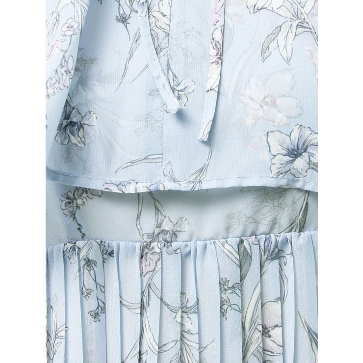 花柄プリーツティアードワンピース | MERCURYDUO | 詳細画像33 