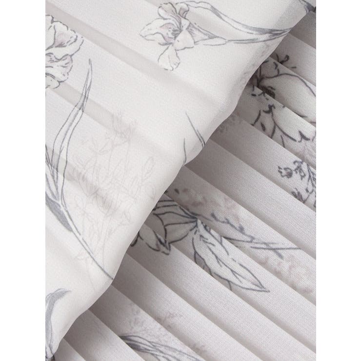 花柄プリーツティアードワンピース | MERCURYDUO | 詳細画像42 