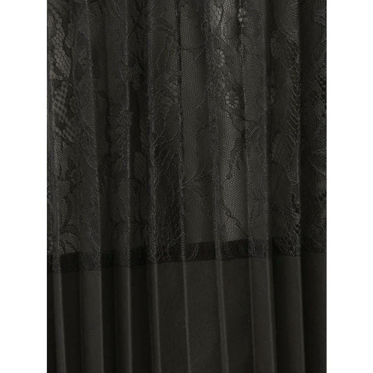 バイカラーレースプリーツミニワンピース | MERCURYDUO | 詳細画像32 