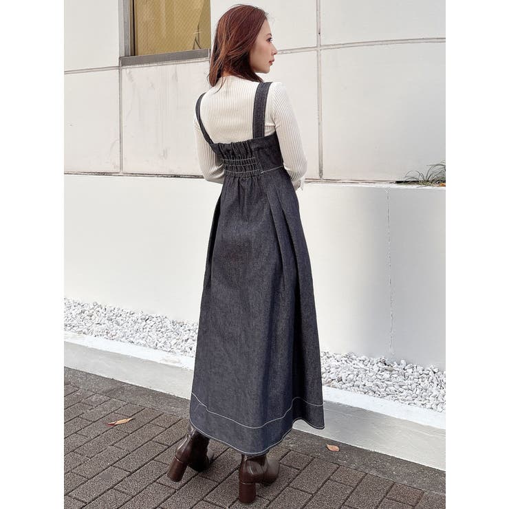 デニムフラワーモチーフジャンスカ | MERCURYDUO | 詳細画像13 