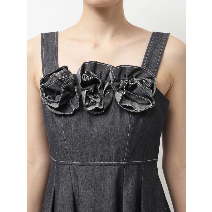 デニムフラワーモチーフジャンスカ | MERCURYDUO | 詳細画像30 