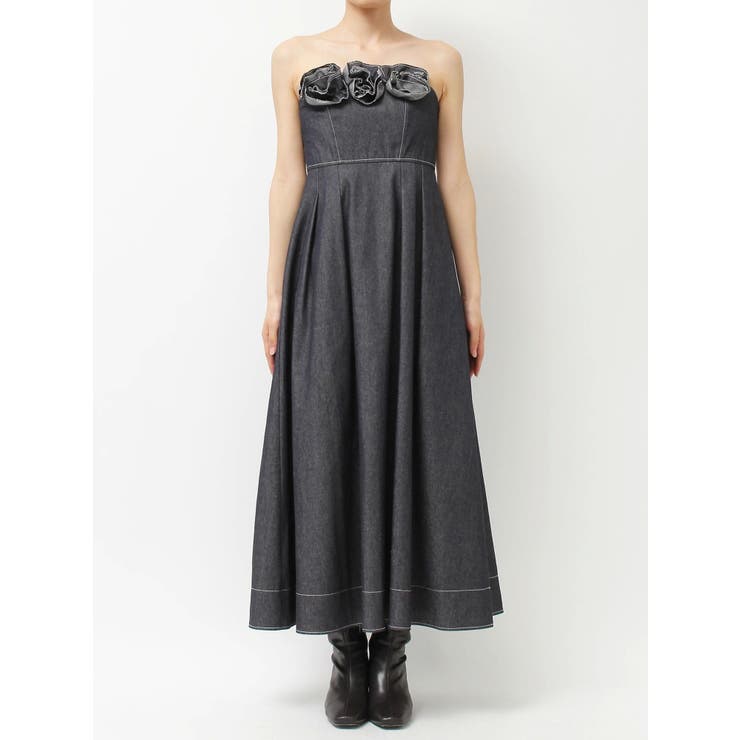 デニムフラワーモチーフジャンスカ | MERCURYDUO | 詳細画像47 