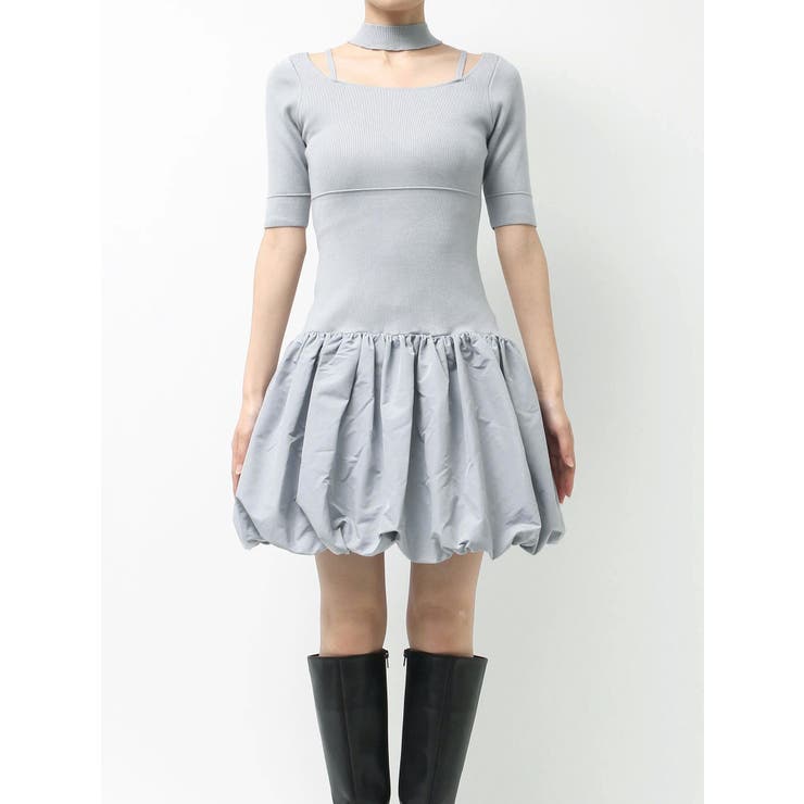 バルーンドッキングミニニットワンピース | MERCURYDUO | 詳細画像23 