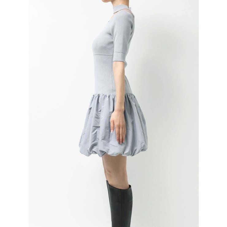 バルーンドッキングミニニットワンピース | MERCURYDUO | 詳細画像24 