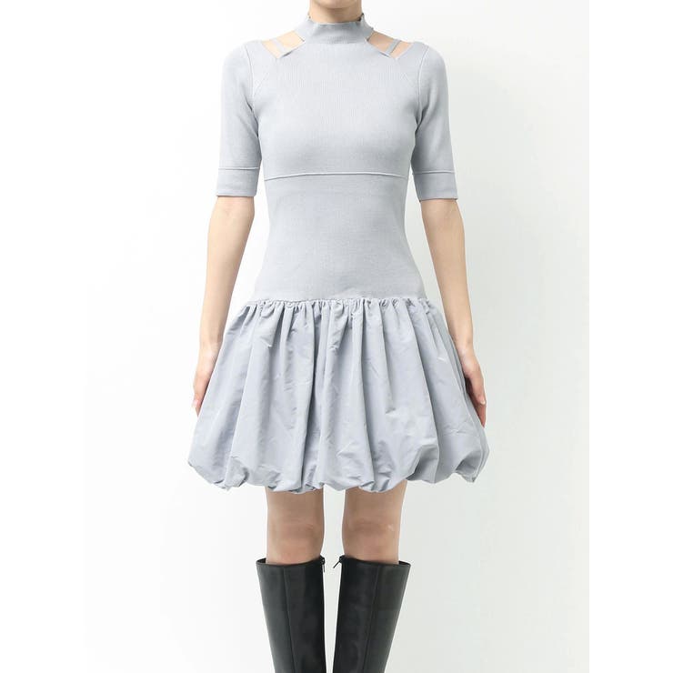 バルーンドッキングミニニットワンピース | MERCURYDUO | 詳細画像30 