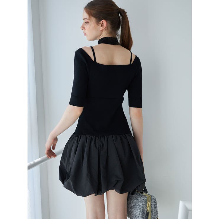 バルーンドッキングミニニットワンピース | MERCURYDUO | 詳細画像6 