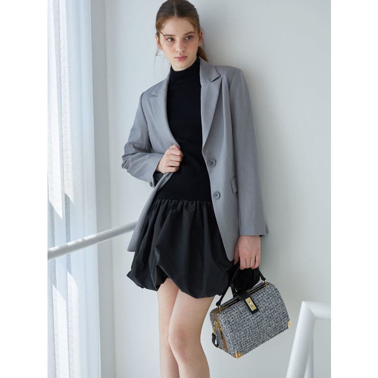 バルーンドッキングミニニットワンピース | MERCURYDUO | 詳細画像8 