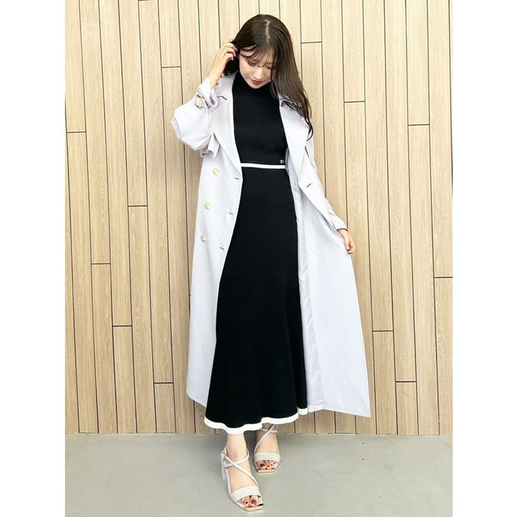 MARY QUANTコラボ】バックシャンデイジーストラップマーメイドニット