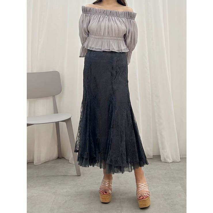 2WAYオフショル五分袖シャーリングブラウス | MERCURYDUO | 詳細画像26 