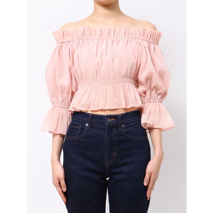 2WAYオフショル五分袖シャーリングブラウス | MERCURYDUO | 詳細画像41 