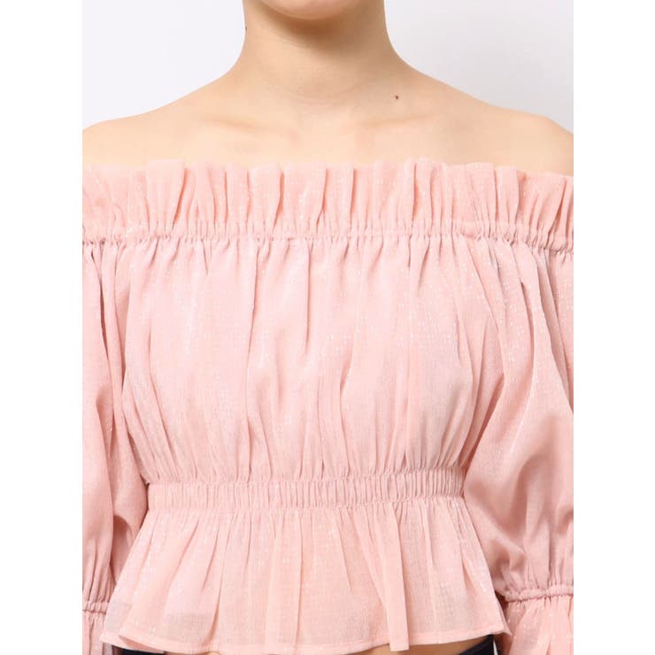 2WAYオフショル五分袖シャーリングブラウス | MERCURYDUO | 詳細画像44 