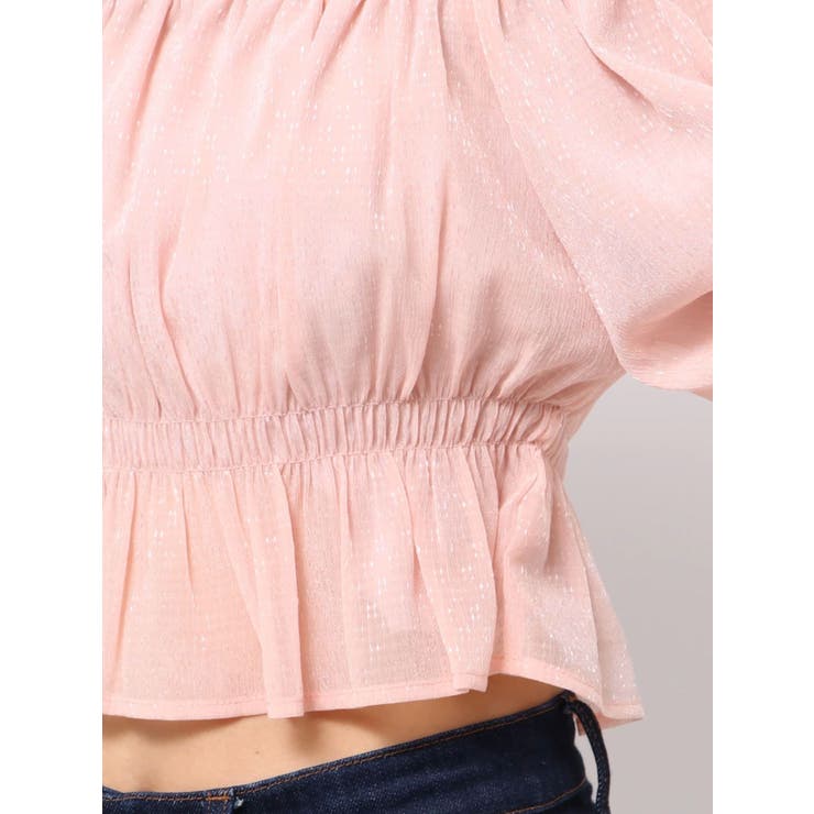 2WAYオフショル五分袖シャーリングブラウス | MERCURYDUO | 詳細画像46 