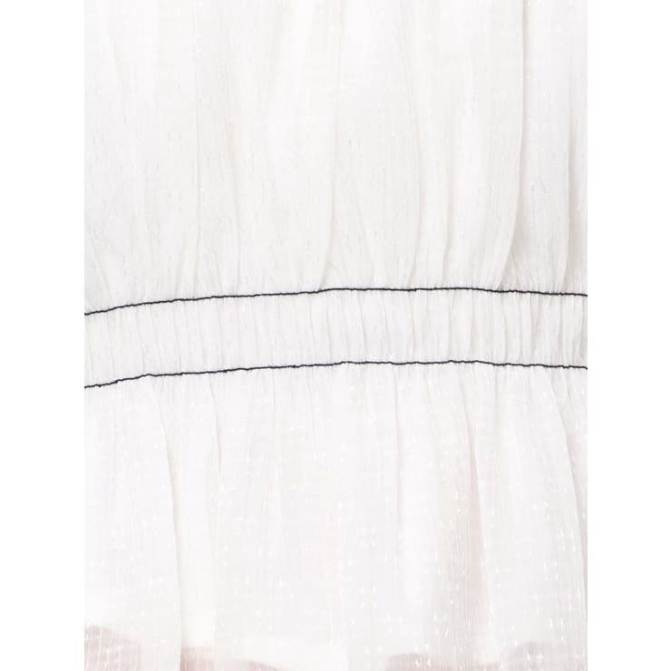 2WAYオフショル五分袖シャーリングブラウス | MERCURYDUO | 詳細画像50 