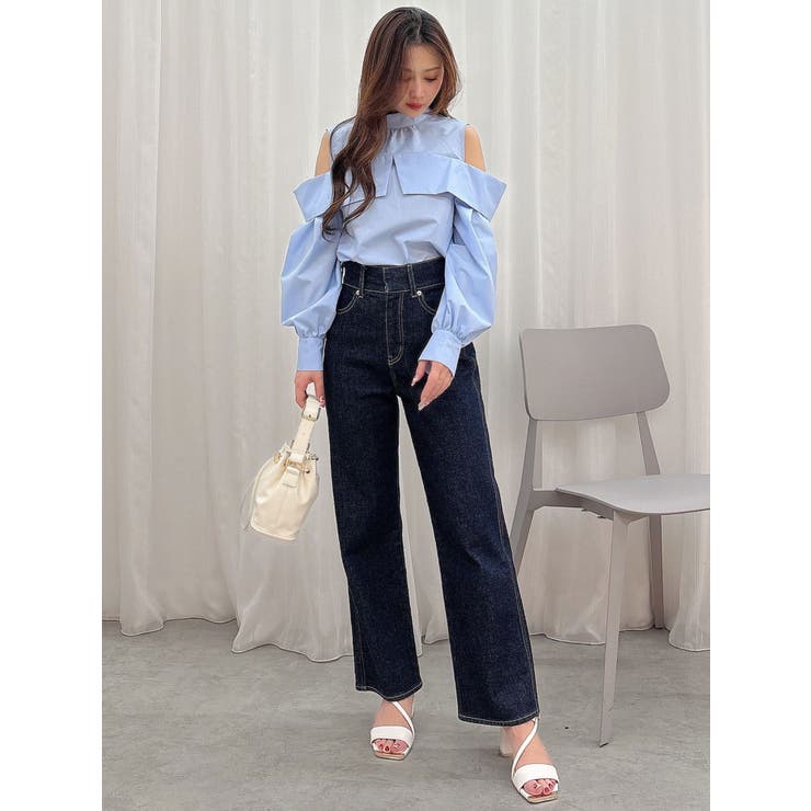 オフショルダーボリュームスリーブブラウス | MERCURYDUO | 詳細画像4 