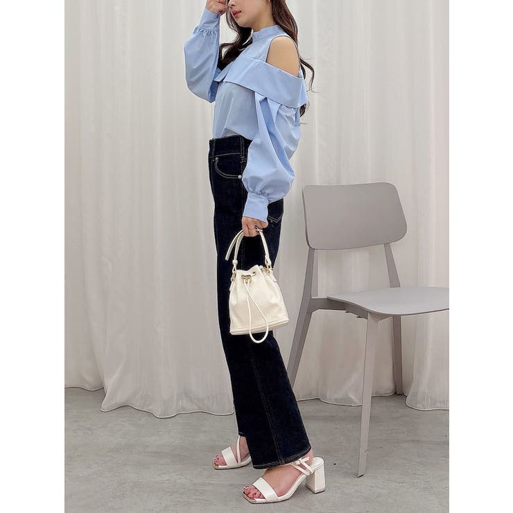 オフショルダーボリュームスリーブブラウス | MERCURYDUO | 詳細画像5 