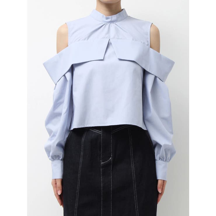 オフショルダーボリュームスリーブブラウス | MERCURYDUO | 詳細画像9 