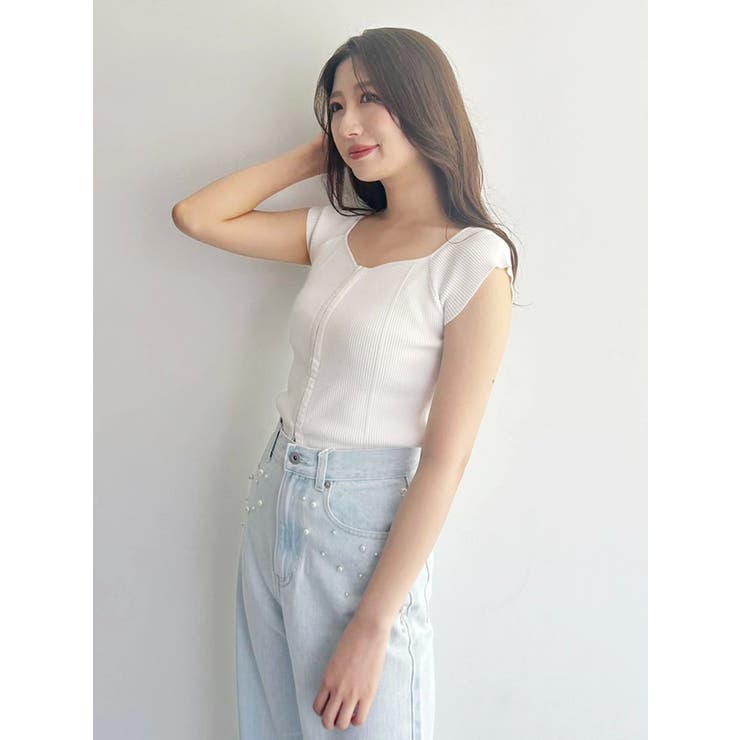 パールデニムパンツ | MERCURYDUO | 詳細画像18 