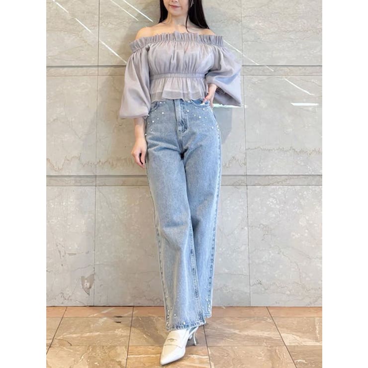 パールデニムパンツ | MERCURYDUO | 詳細画像27 