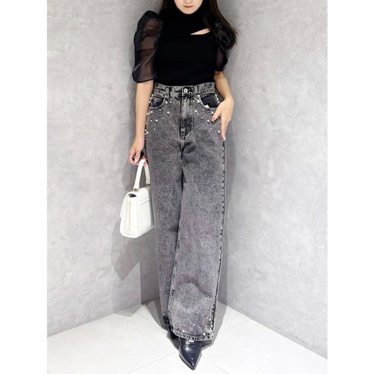 パールデニムパンツ | MERCURYDUO | 詳細画像35 