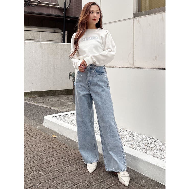 パールデニムパンツ | MERCURYDUO | 詳細画像38 