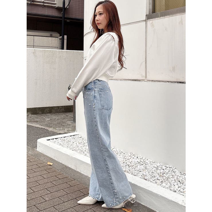 パールデニムパンツ | MERCURYDUO | 詳細画像40 