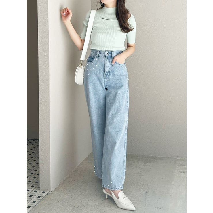 パールデニムパンツ | MERCURYDUO | 詳細画像44 