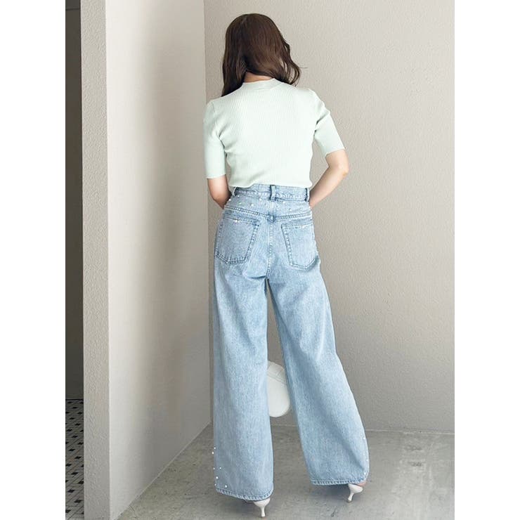 パールデニムパンツ | MERCURYDUO | 詳細画像46 