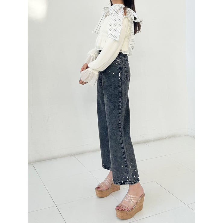 パールデニムパンツ | MERCURYDUO | 詳細画像49 