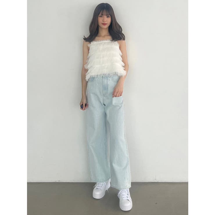 パールデニムパンツ | MERCURYDUO | 詳細画像50 