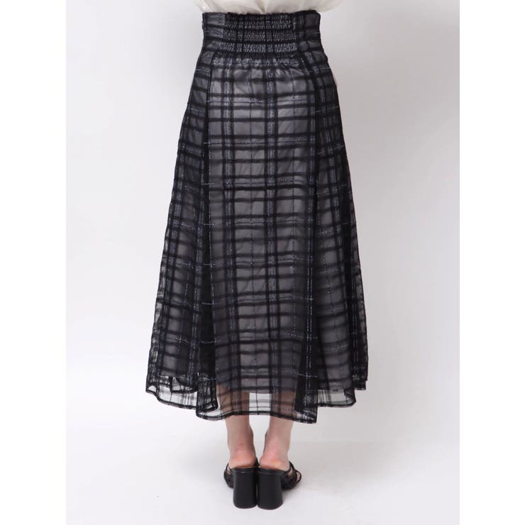オリジナルチュールチェックフレアスカート | MERCURYDUO | 詳細画像27 