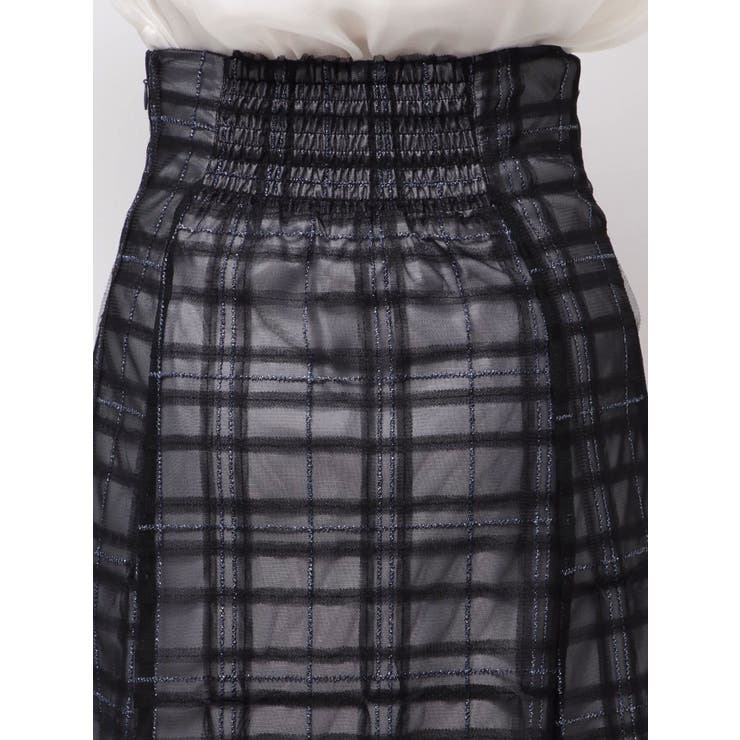 オリジナルチュールチェックフレアスカート | MERCURYDUO | 詳細画像28 